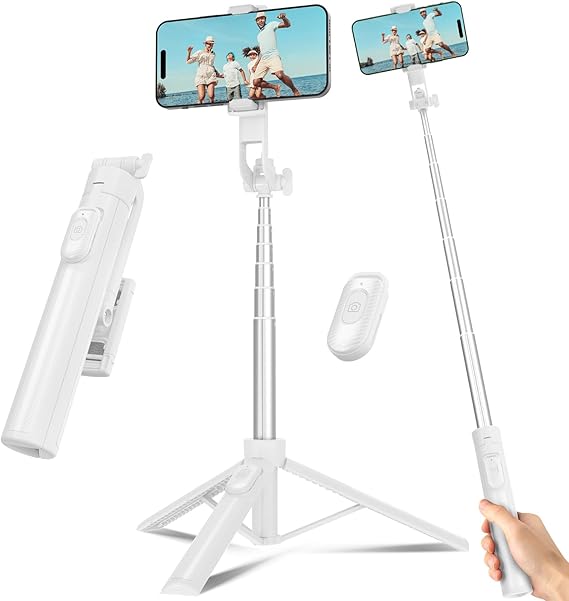 50 Extendable Selfie Stick Tripod with Remote for iPhone