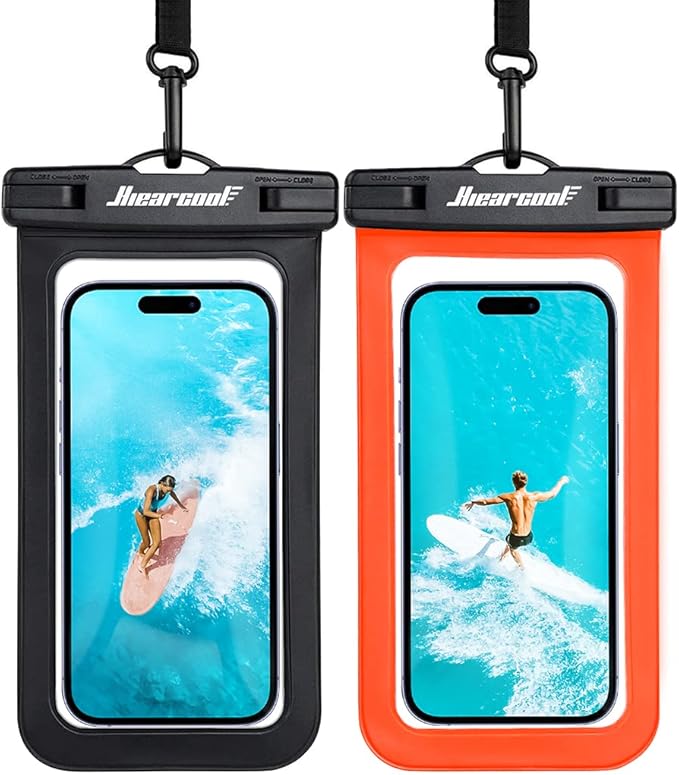 Waterproof Phone Pouch  Dry Bag for iPhone 2 Pack