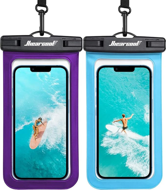 Waterproof Phone Pouch  Dry Bag for iPhone 2 Pack