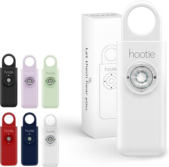 Hootie Personal Safety Alarm 130dB Siren Strobe Keychain