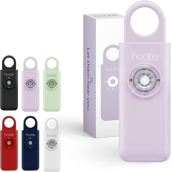 Hootie Personal Safety Alarm 130dB Siren Strobe Keychain