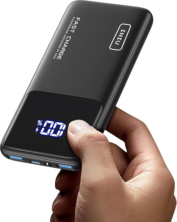 INIU Slim 10000mAh PD 225W Fast Charge Power Bank