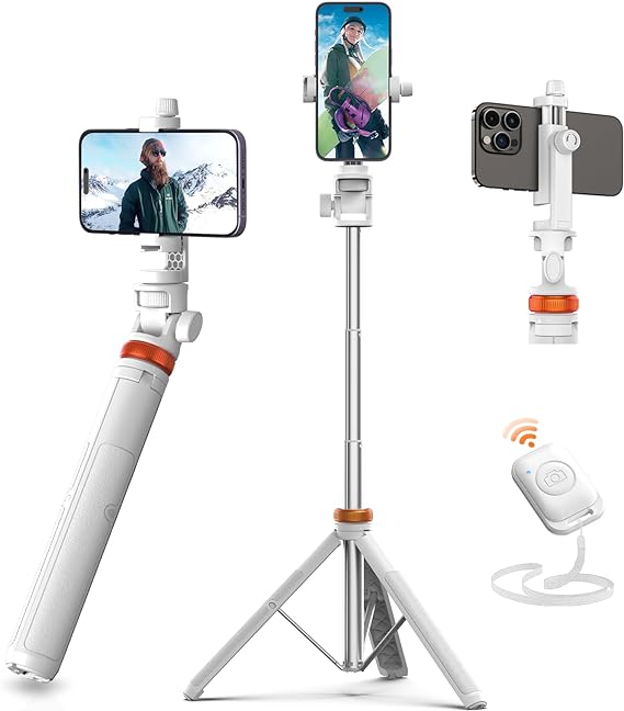 EUCOS 62 Phone Tripod iPhoneAndroid Stand  Selfie Stick