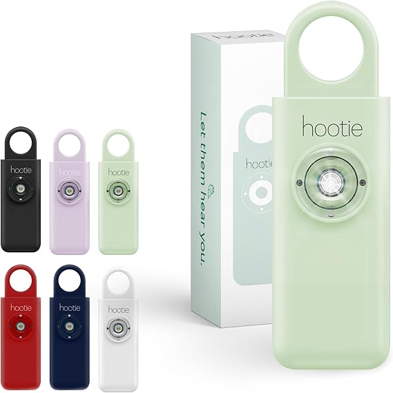 Hootie Personal Safety Alarm 130dB Siren Strobe Keychain