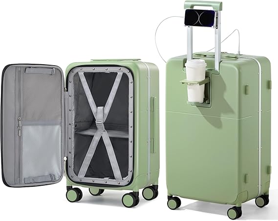 Hanke 20 CarryOn Cup Holder Charger Smart Storage Green