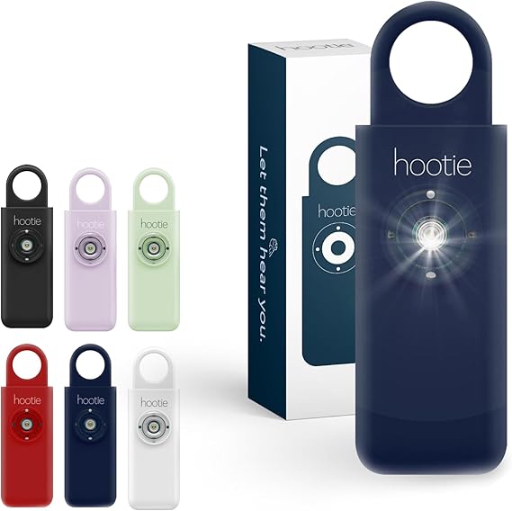 Hootie Personal Safety Alarm 130dB Siren Strobe Keychain