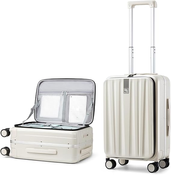 Hanke 20 Hard Shell CarryOn TopOpening TSA Blue