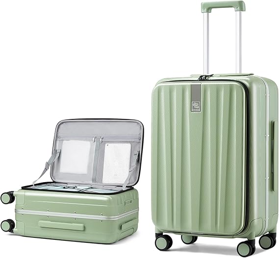 Hanke 20 Hard Shell CarryOn TopOpening TSA Blue