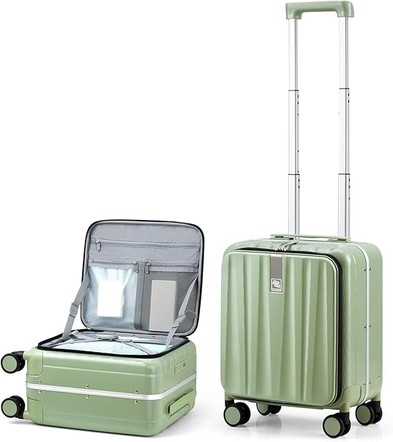 Hanke 20 Hard Shell CarryOn TopOpening TSA Blue