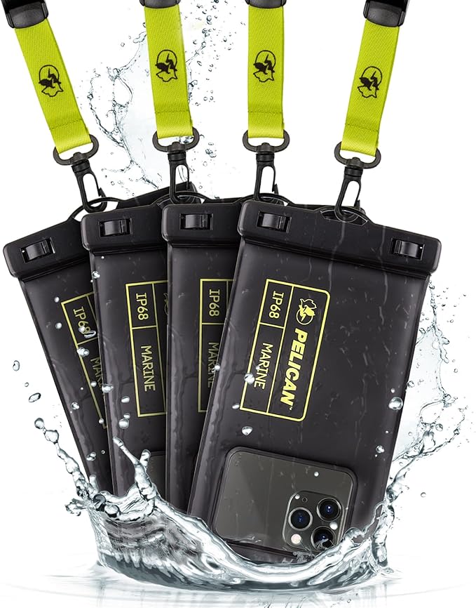Pelican Waterproof Phone Pouches Float Protect Travel 2Pack