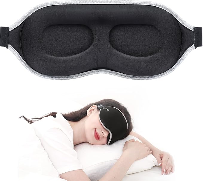 MZOO Luxury ZeroPressure 3D Sleep Mask for All