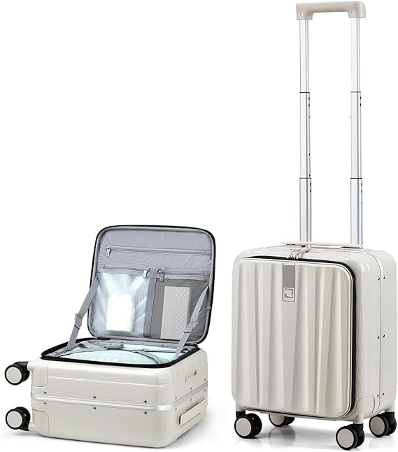 Hanke 20 Hard Shell CarryOn TopOpening TSA Blue