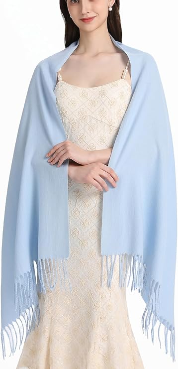 Luxurious Pashmina Wraps for Elegant Evening Dresses