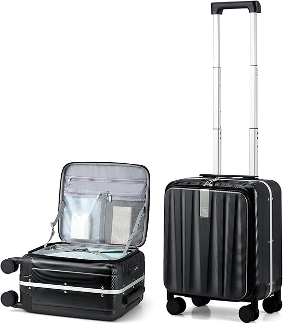 Hanke 20 Hard Shell CarryOn TopOpening TSA Blue