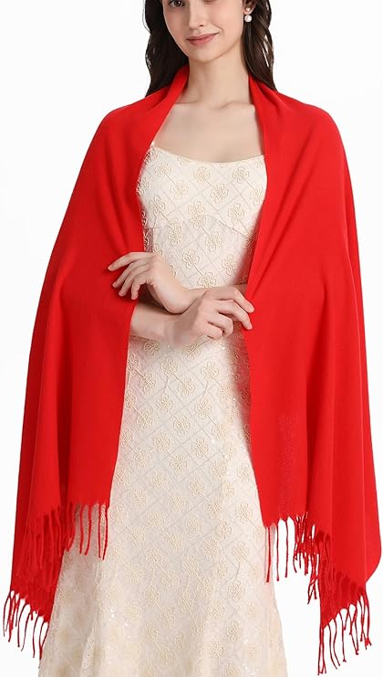 Luxurious Pashmina Wraps for Elegant Evening Dresses