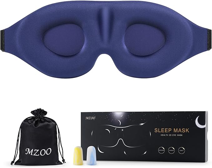 MZOO Luxury ZeroPressure 3D Sleep Mask for All
