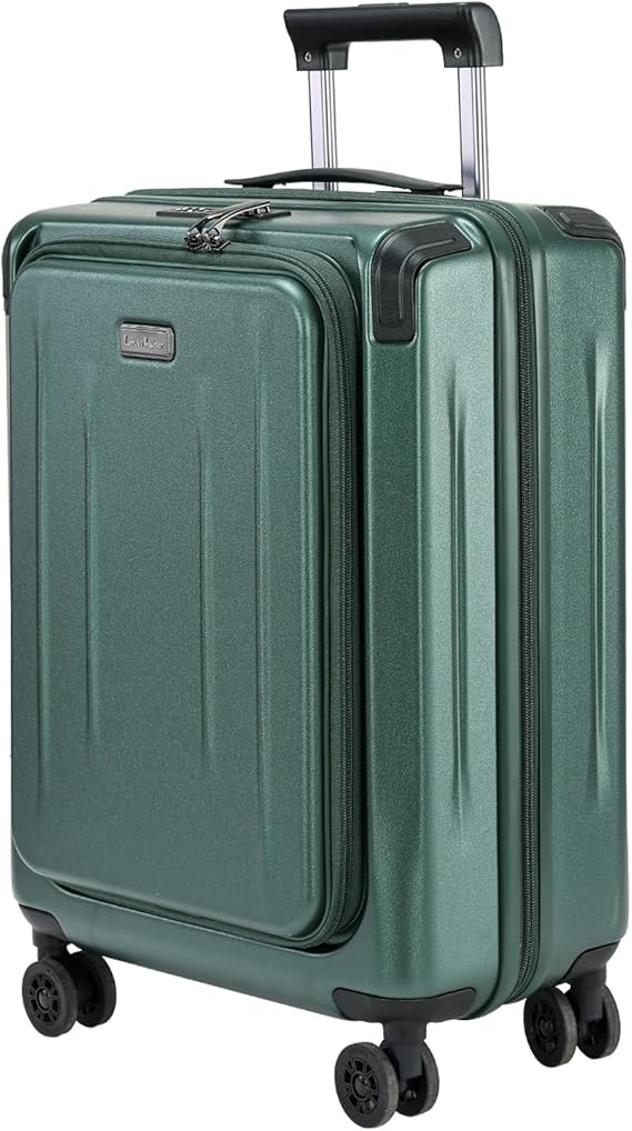 Carry On Luggage, 20Inch & 29 Inch Top Opening Airline Approved ABS+PC Hard Shell Suitcases with Silent Wheels, TSA Lock,Front Pocket and Wet-dry Separated Six-piece Set