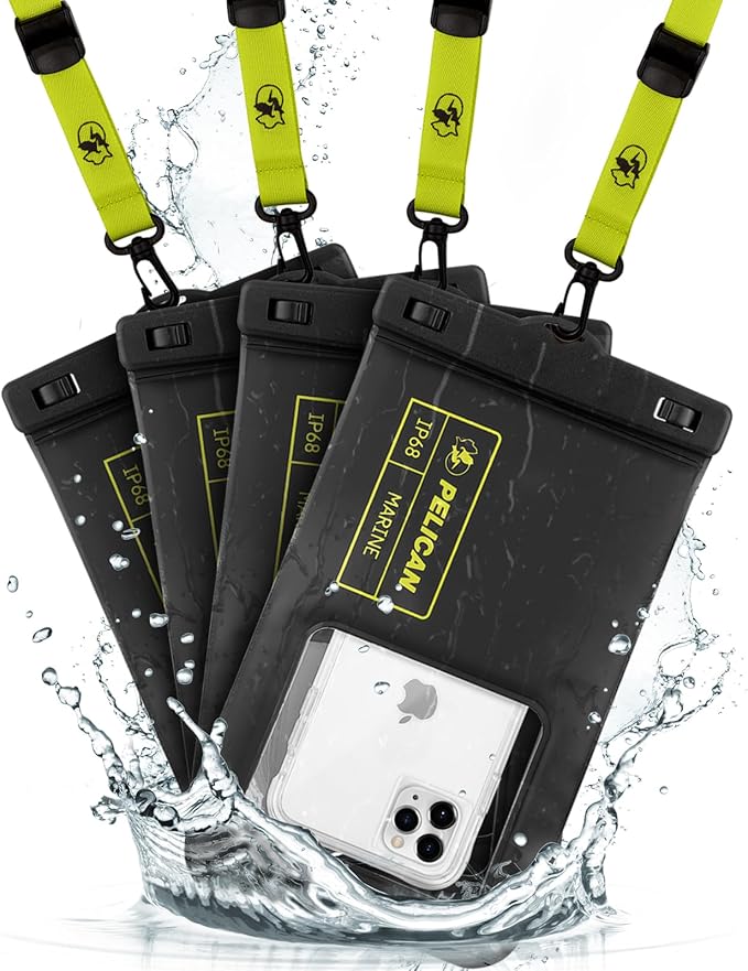 Pelican Waterproof Phone Pouches Float Protect Travel 2Pack