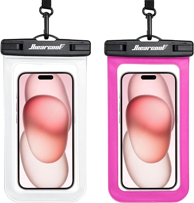 Waterproof Phone Pouch  Dry Bag for iPhone 2 Pack