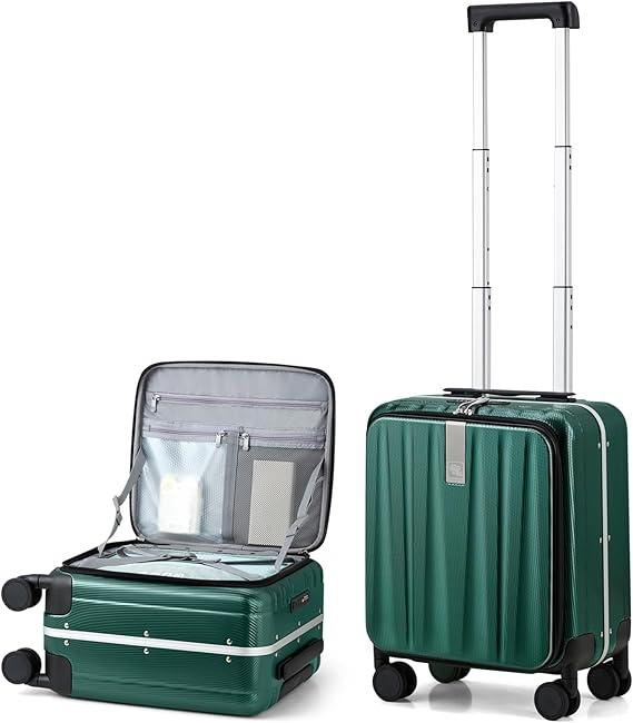 Hanke 20 Hard Shell CarryOn TopOpening TSA Blue