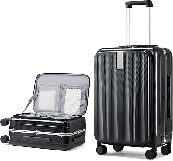 Hanke 20 Hard Shell CarryOn TopOpening TSA Blue