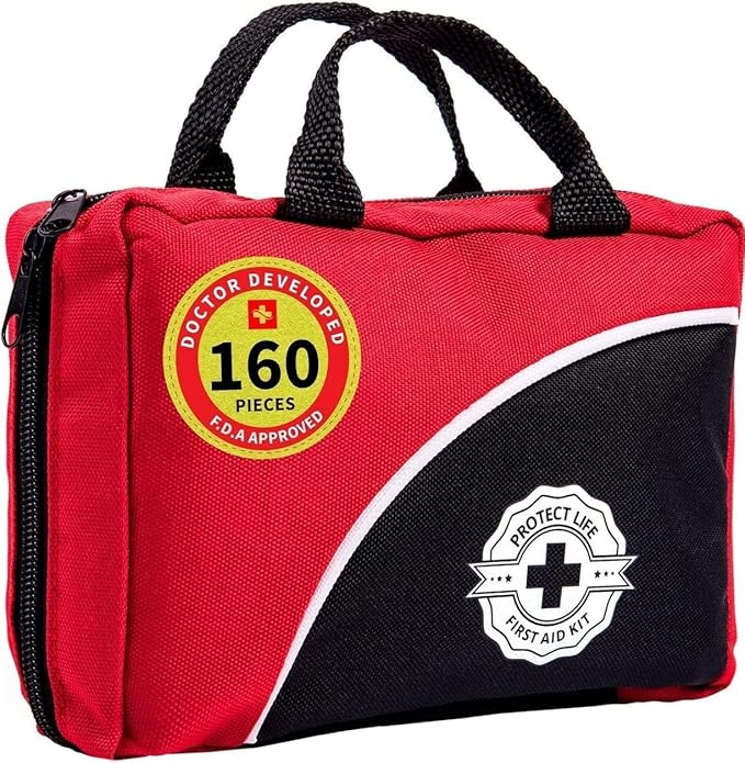 100Piece Survival First Aid Kit Home Travel Outdoors