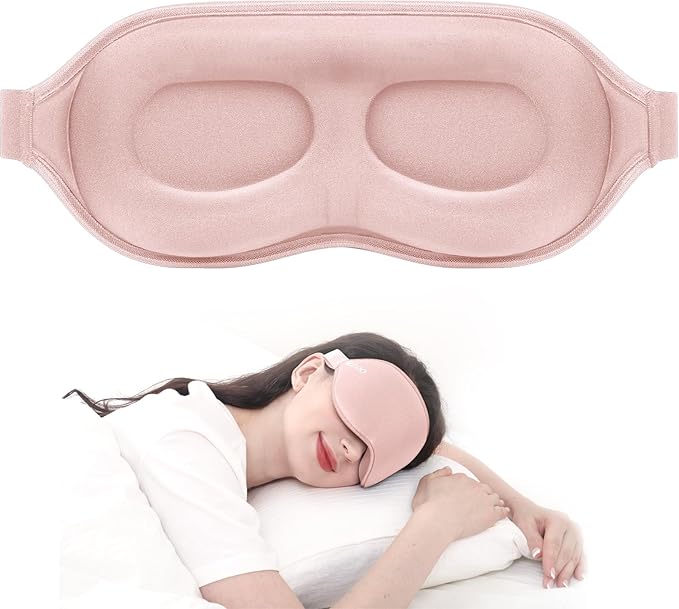 MZOO Luxury ZeroPressure 3D Sleep Mask for All