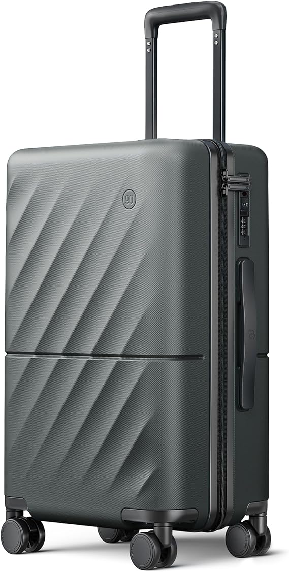 NINETYGO Onyx Black 20 Lightweight CarryOn Luggage