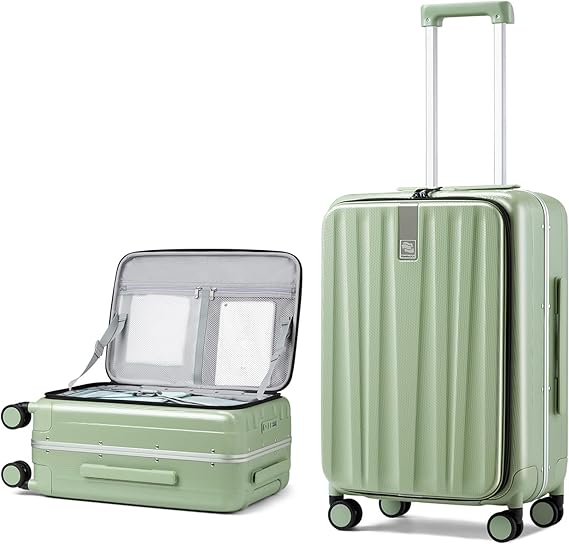 Hanke 20 Hard Shell CarryOn TopOpening TSA Blue