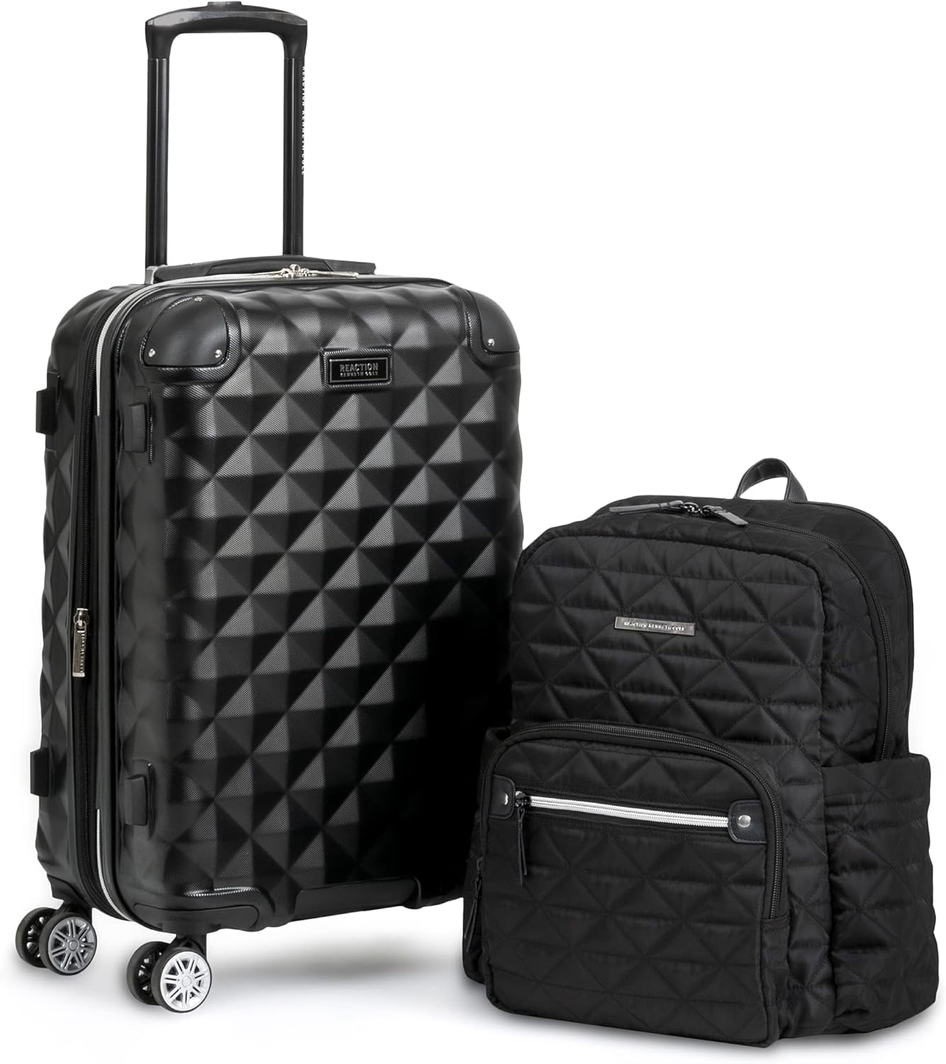 Kenneth Cole REACTION Diamond Tower Lightweight Expandable Spinner Luggage Set