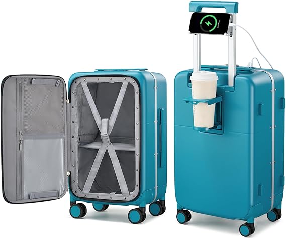 Hanke 20 CarryOn Cup Holder Charger Smart Storage Green