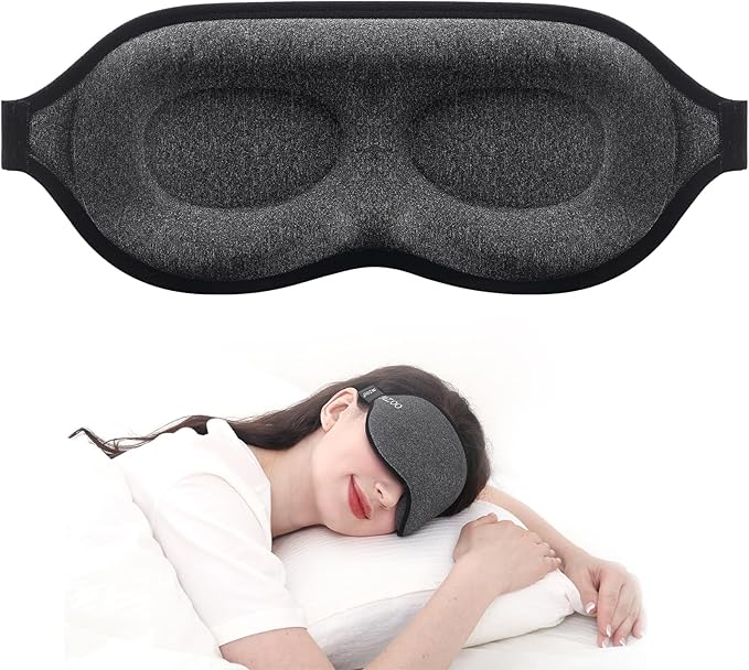 MZOO Luxury ZeroPressure 3D Sleep Mask for All