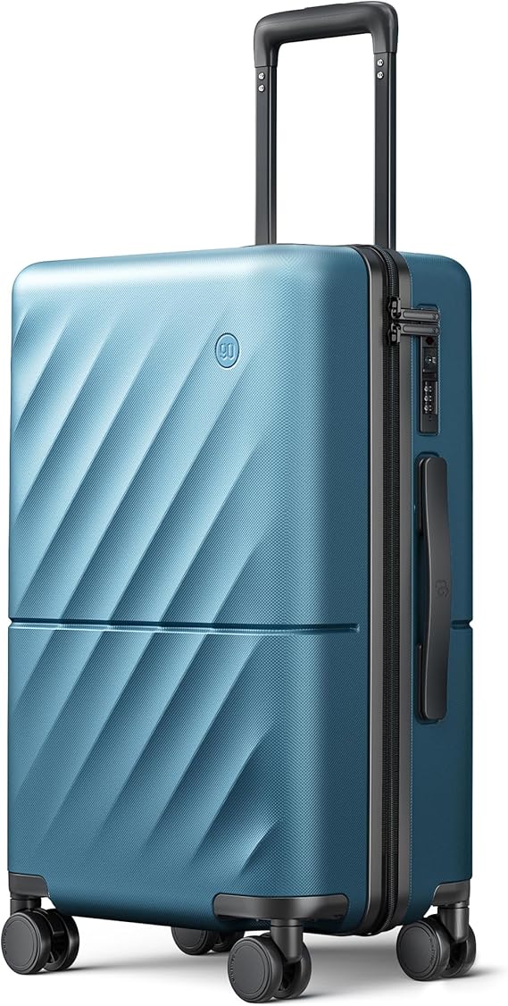 NINETYGO Onyx Black 20 Lightweight CarryOn Luggage