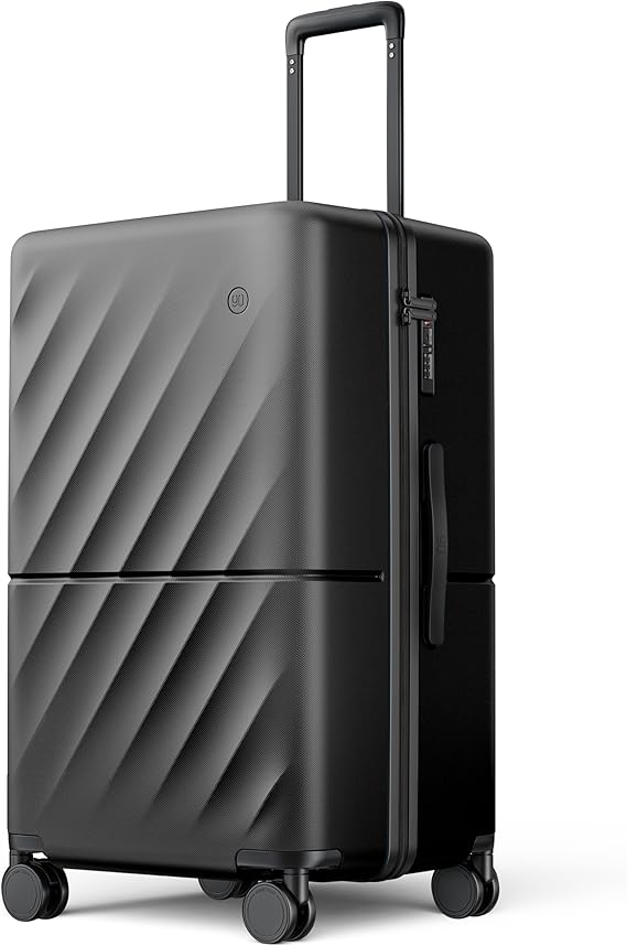 NINETYGO Onyx Black 20 Lightweight CarryOn Luggage
