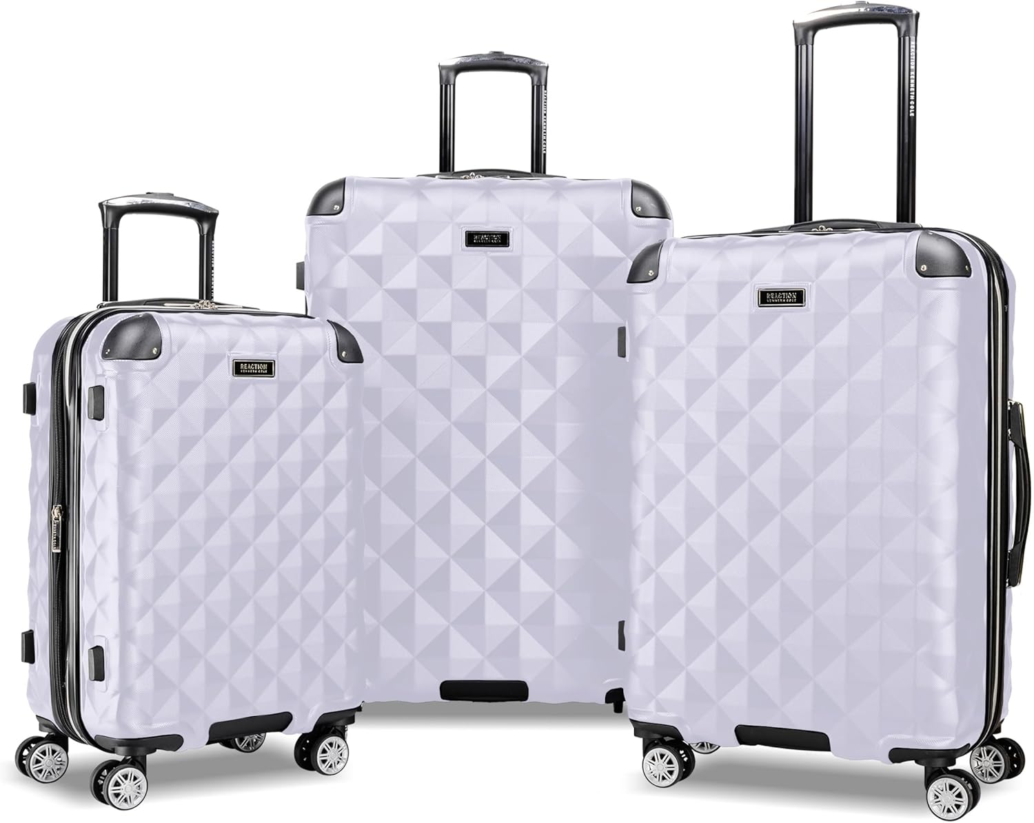 Kenneth Cole REACTION Diamond Tower Lightweight Expandable Spinner Luggage Set