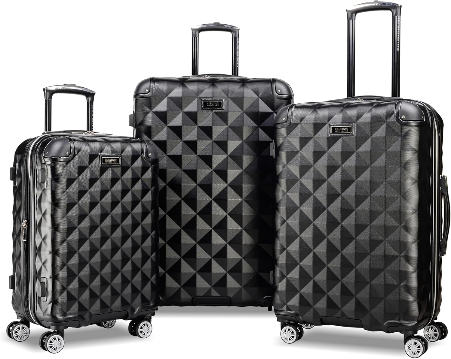 Kenneth Cole REACTION Diamond Tower Lightweight Expandable Spinner Luggage Set