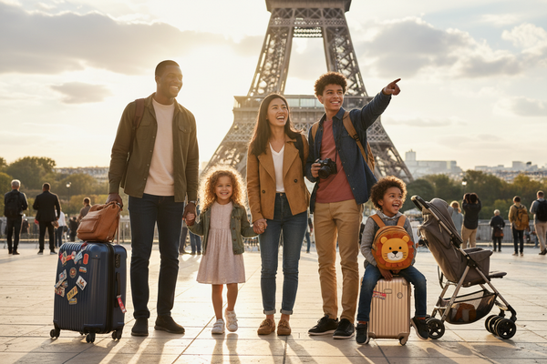 Families traveling globally